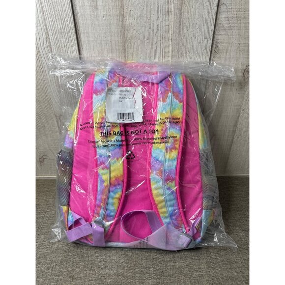 L L Bean Explorer Tie Dye Kids Backpack w/ Multiple Compartments & Adj Straps - Picture 12 of 12